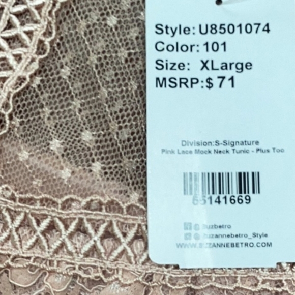 Suzanne Betro Mini dress or top size XL - Picture 7 of 8